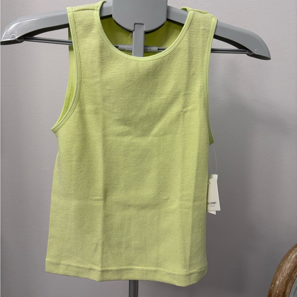 No Comment Contour Lurex Tank
